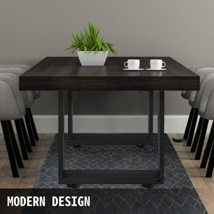 Black Metal Table Legs Set of 2 Steel Table Legs 800x720 MM Dining Table Legs Office Table Legs Computer Desk V952-ZTHS800X720MM0001V0