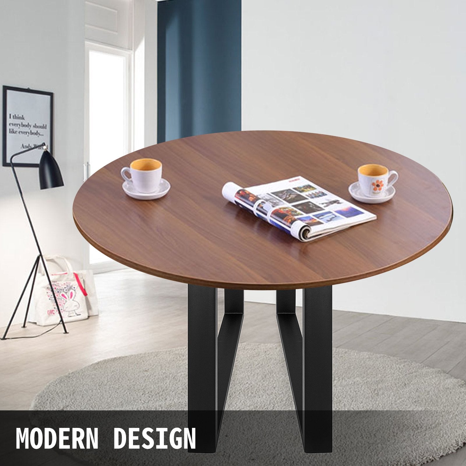 Black Metal Table Legs Set of 2 Steel Table Legs 35x28 Inch Dining Table Legs Office Table Legs Computer Desk V952-ZTHS900X72MM00001V0