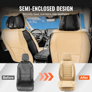 Seat Covers, Universal Car Seat Covers Front Seats, 2pcs Faux Leather Seat Cover, Semi-enclosed Design, V952-ZTMSPGQHGTYX33H2BV0