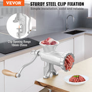 Manual Meat Grinder Heavy Duty Cast Iron Meat Grinder & Steel Table Clamp V952-ZTSDJRJZT800S8NBLV0
