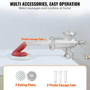 Manual Meat Grinder Heavy Duty Cast Iron Meat Grinder & Steel Table Clamp V952-ZTSDJRJZT800S8NBLV0