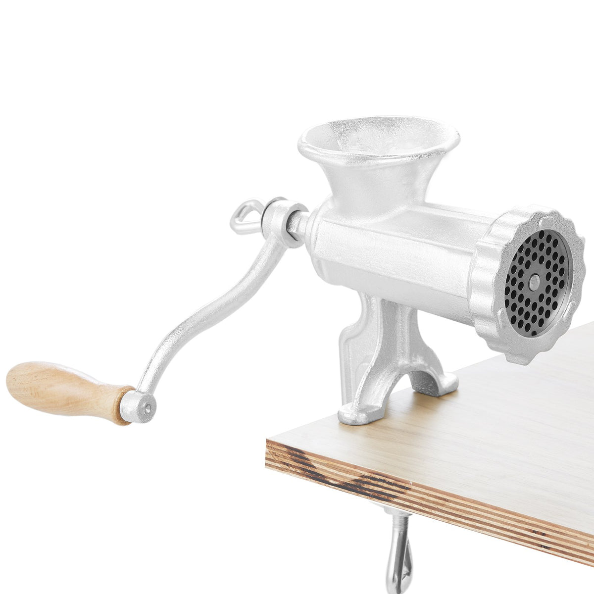 Manual Meat Grinder Heavy Duty Cast Iron Meat Grinder & Steel Table Clamp V952-ZTSDJRJZT800S8NBLV0