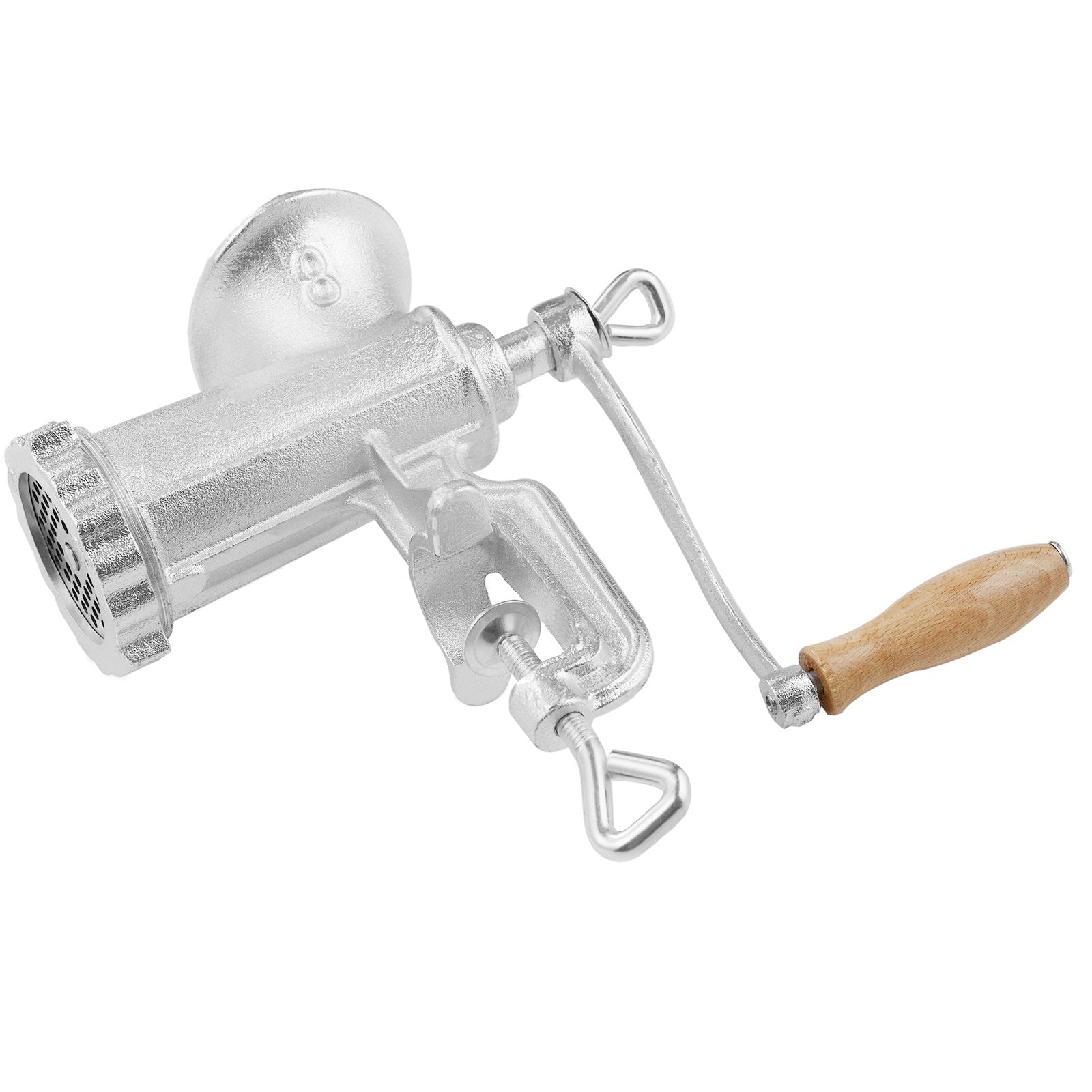 Manual Meat Grinder Heavy Duty Cast Iron Meat Grinder & Steel Table Clamp V952-ZTSDJRJZT800S8NBLV0
