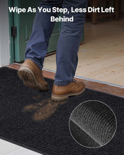 Front Door Mat, 1829 x 1219 mm Commercial Floor Mat for Indoor and Outdoor, Stylish Striped Industrial Carpet V952-ZTWDT64FTHHS2EPDZ001V0