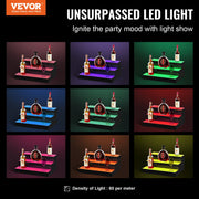 LED Lighted Liquor Bottle Display Bar Shelf RF & App Control 406mm 3-Step V952-ZTXLEDJPZSJ3GG3HZV3