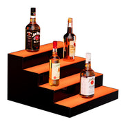 LED Lighted Liquor Bottle Display Bar Shelf RF & App Control 406 mm 4-Step V952-ZTXLEDJPZSJ4YKGNLV3