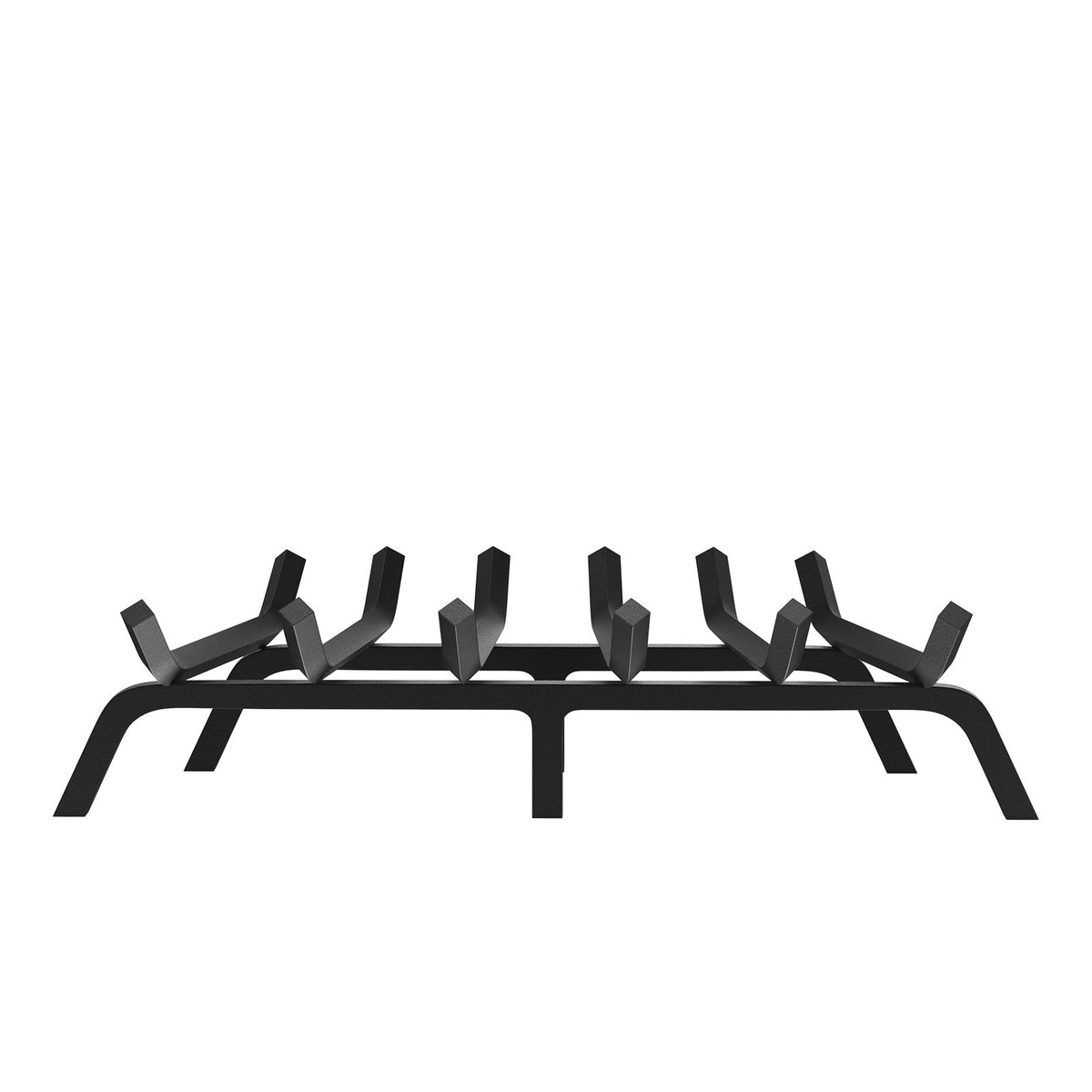 Fireplace Log Grate, 685.8mm Heavy Duty Fireplace Grate with 6 Support Legs, 19.05mm Solid Powder-coated V952-ZTXYMP34X342740JUV0