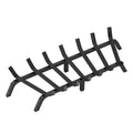 Fireplace Log Grate, 762mm Heavy Duty Fireplace Grate with 6 Support Legs, 19.05mm Solid Powder-coated Steel V952-ZTXYMP34X3430EWF0V0