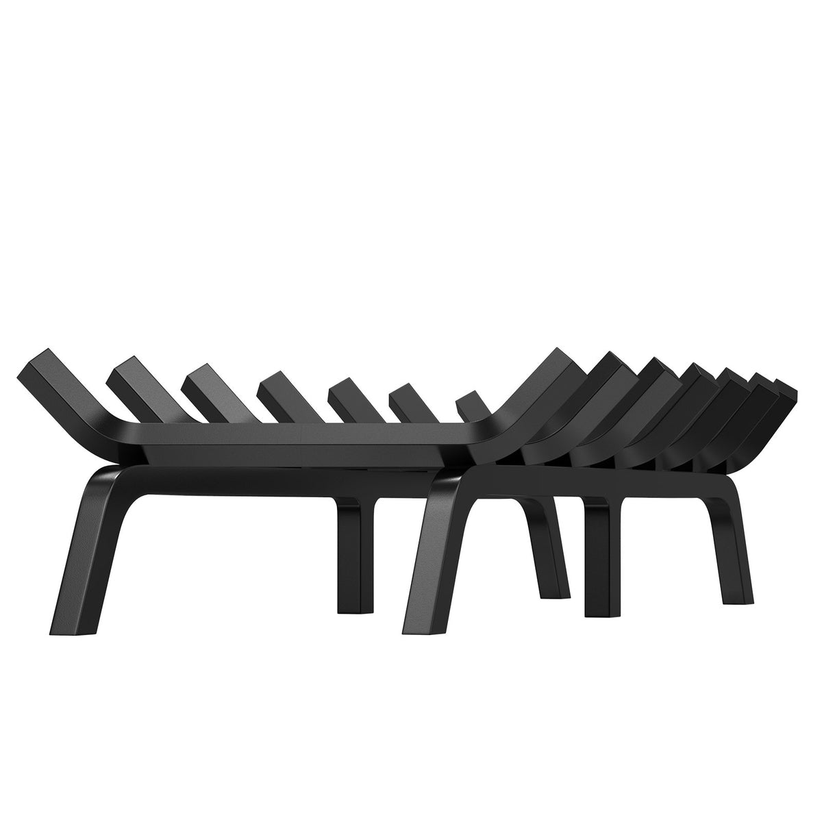 Fireplace Log Grate, 762mm Heavy Duty Fireplace Grate with 6 Support Legs, 19.05mm Solid Powder-coated Steel V952-ZTXYMP34X3430EWF0V0