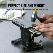 Single Horn Anvil, 8.8Lbs Cast Steel Anvil, High Hardness Rugged Round Horn Anvil Blacksmith, Compact Design V952-ZTZHSZGDJK9LBPA76V0