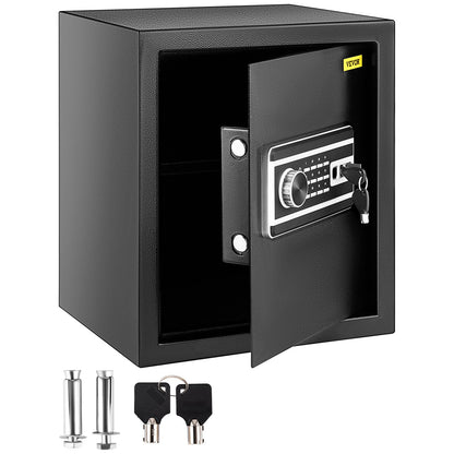 Safe Box, 1.7 CU.FT Fingerprint Safe Box for Money with 2 Keys & Digital Keypad, Q235 Steel Safe Box for V952-ZWSBXXHSWC48LVV8WV0