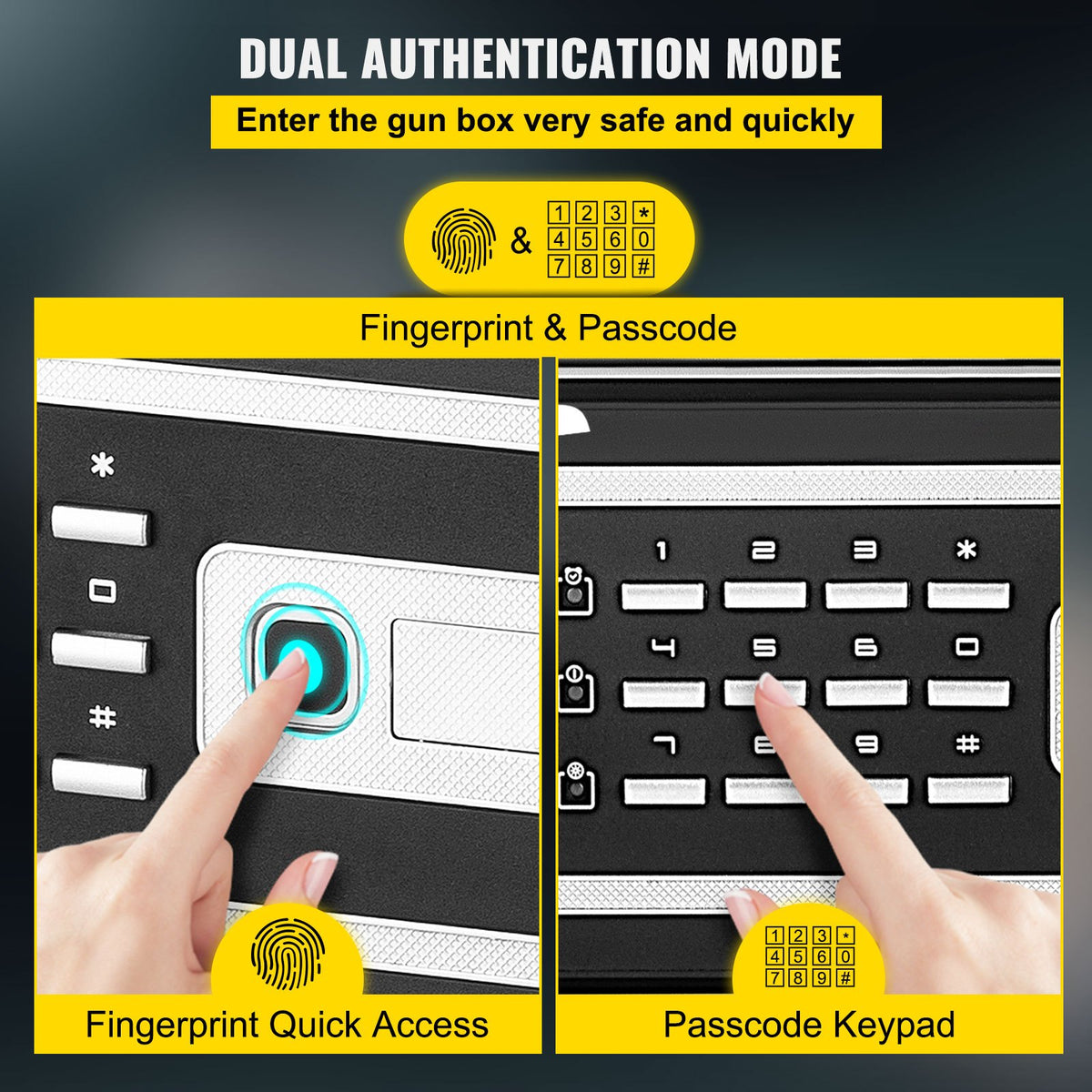Safe Box, 1.7 CU.FT Fingerprint Safe Box for Money with 2 Keys & Digital Keypad, Q235 Steel Safe Box for V952-ZWSBXXHSWC48LVV8WV0