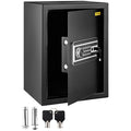 Safe Box, 2.1 CU.FT Fingerprint Safe Box for Money w/ 2 Keys & Digital Keypad, Q235 Steel Safe Box for V952-ZWSBXXHSWC60LWSWEV0