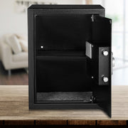 Safe Box, 2.1 CU.FT Fingerprint Safe Box for Money w/ 2 Keys & Digital Keypad, Q235 Steel Safe Box for V952-ZWSBXXHSWC60LWSWEV0