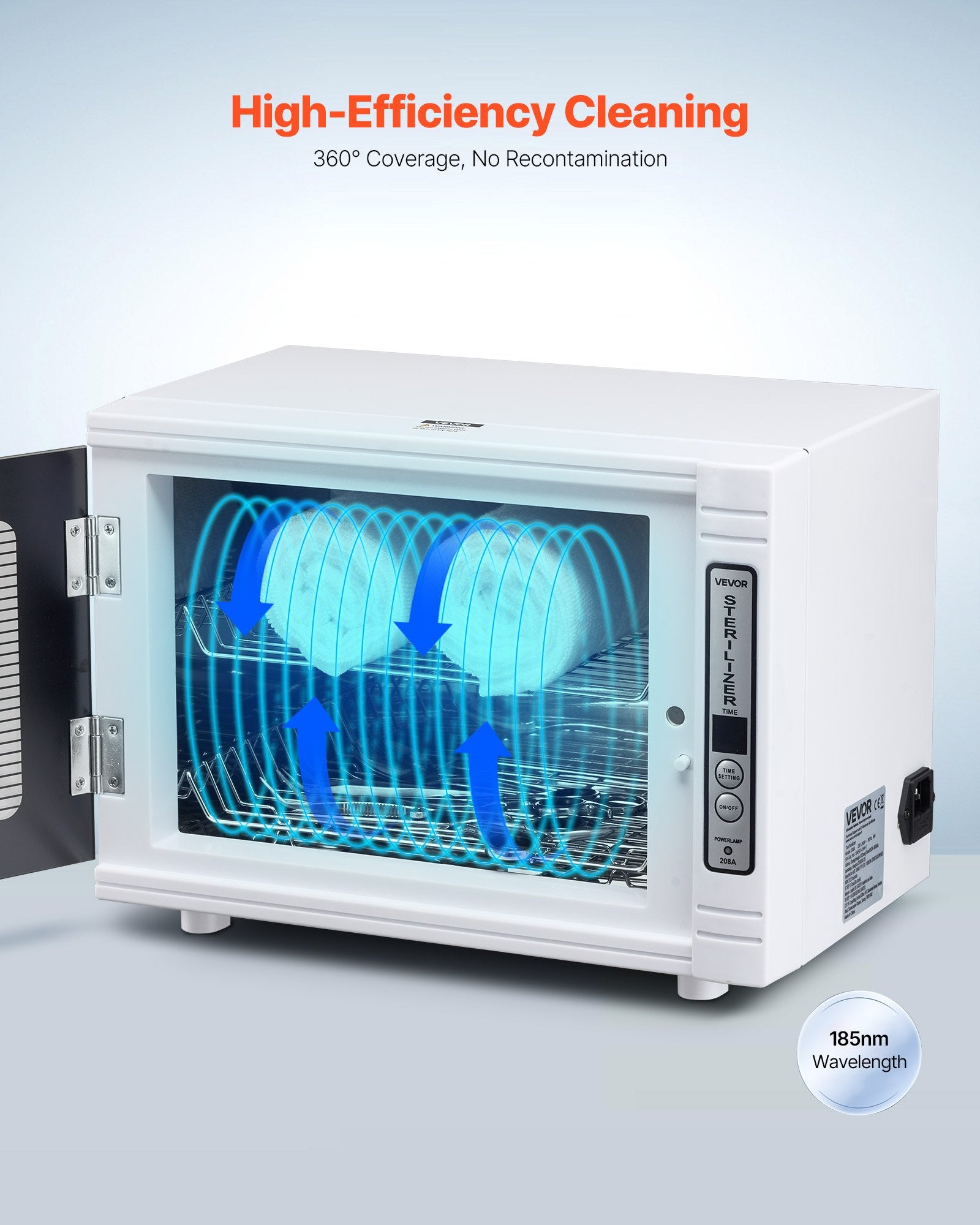 Nail Tool Cleaning Machine 12L Large Capacity Tool Cabinet Cleaner Box V952-ZWXXDQ12LDZARVKN8001V3