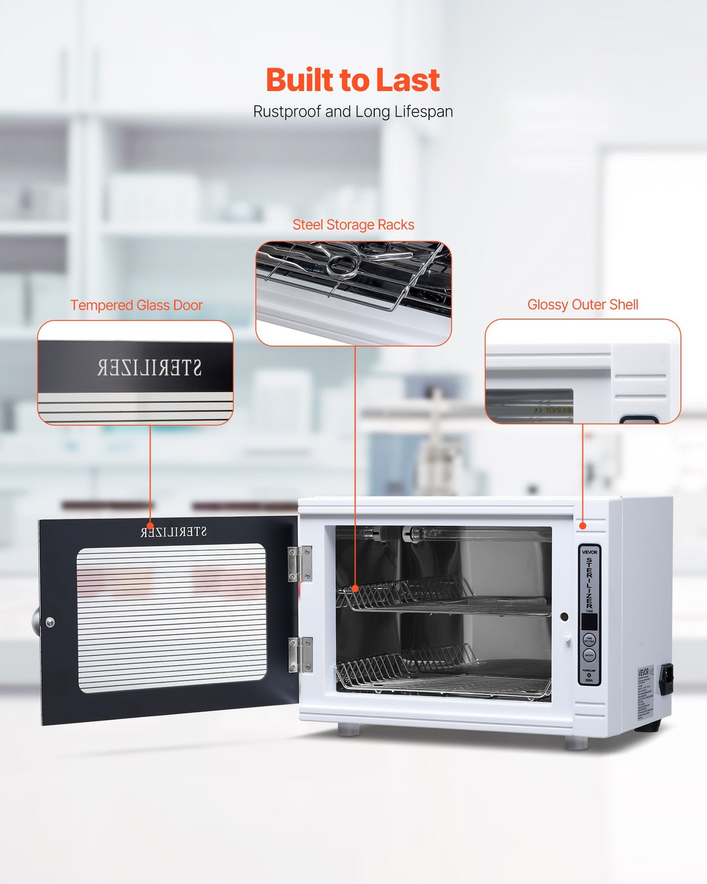 Nail Tool Cleaning Machine 12L Large Capacity Tool Cabinet Cleaner Box V952-ZWXXDQ12LDZARVKN8001V3