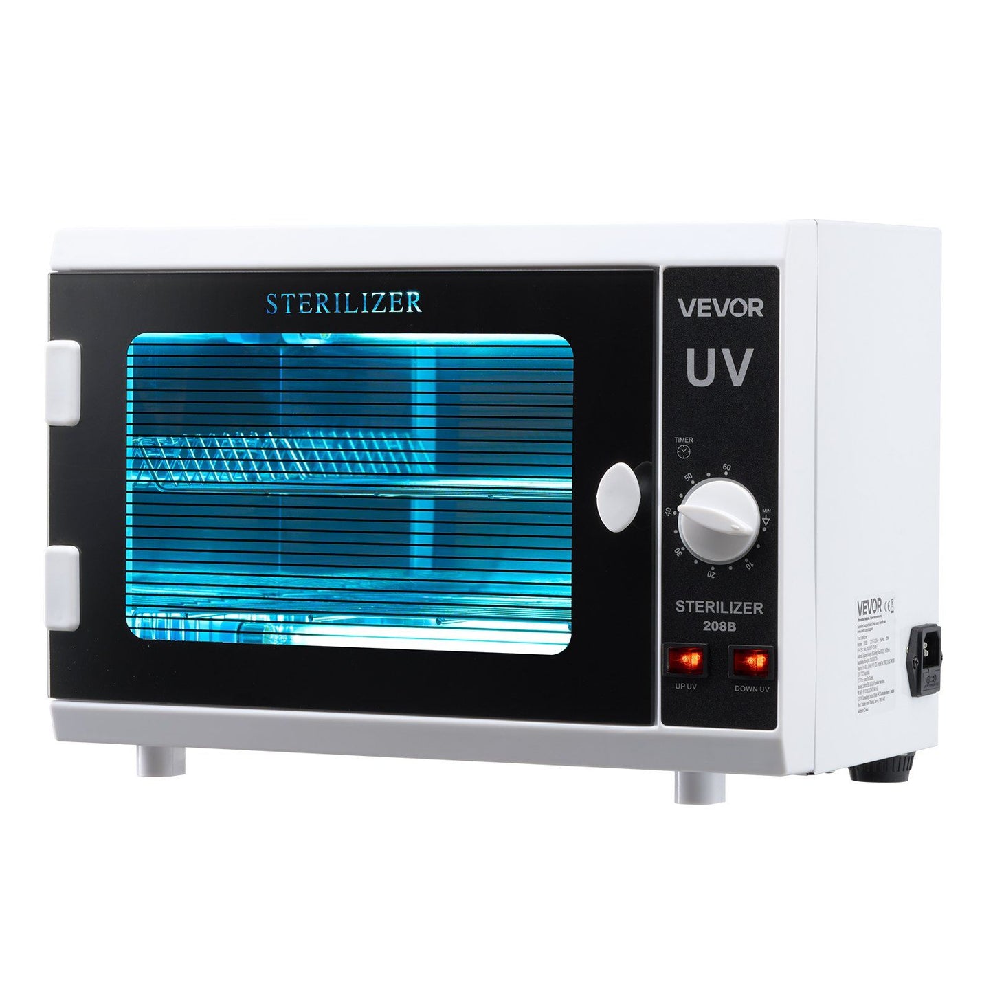 Nail Tool Cleaning Machine, 12L Large Capacity, Knob Control, Tool Cabinet Cleaner Box with Timer Setting, V952-ZWXXDQ12LJXX6GOKT001V3