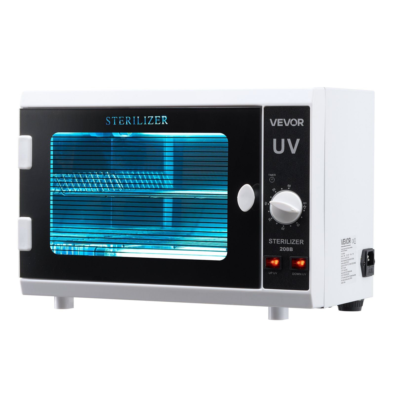 Nail Tool Cleaning Machine, 12L Large Capacity, Knob Control, Tool Cabinet Cleaner Box with Timer Setting, V952-ZWXXDQ12LJXX6GOKT001V3