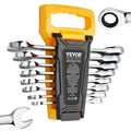 Combination Wrench Set 8-Piece Metric 8 mm to 19 mm with Organizer Rack V952-ZXBSTZGDK8PCTOFDPV0