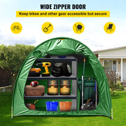 Bike Cover Storage Tent, 420D Oxford Fabric Portable for 4 Bikes, Outdoor Waterproof Anti-Dust Bicycle V952-ZXCCFPLSJDKBDWIWXV0