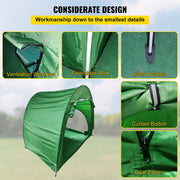 Bike Cover Storage Tent, 420D Oxford Fabric Portable for 4 Bikes, Outdoor Waterproof Anti-Dust Bicycle V952-ZXCCFPLSJDKBDWIWXV0
