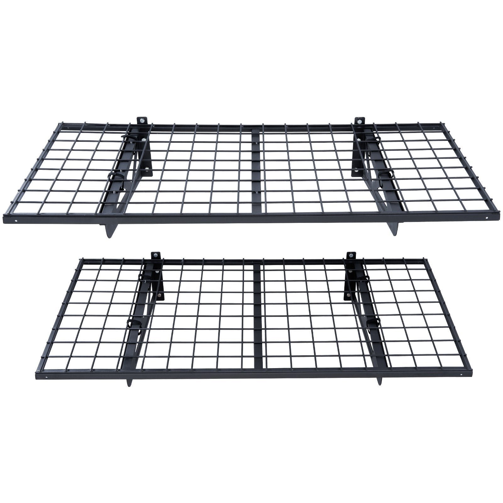 Garage Storage Shelving, 2 Pack, 122 x 61 cm Heavy Duty Garage Shelves Wall Mounted, 502 lbs Load V952-ZXCKGBDHSSC48G32SV0