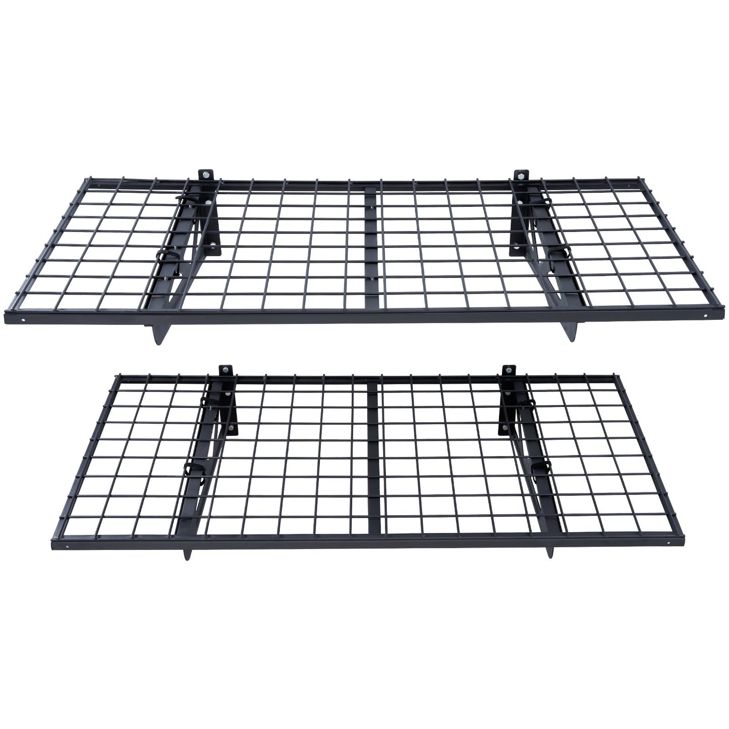 Garage Storage Shelving, 2 Pack, 122 x 61 cm Heavy Duty Garage Shelves Wall Mounted, 502 lbs Load V952-ZXCKGBDHSSC48G32SV0