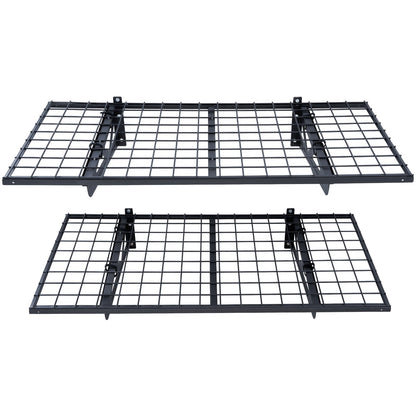 Garage Storage Shelving, 2 Pack, 122 x 61 cm Heavy Duty Garage Shelves Wall Mounted, 502 lbs Load V952-ZXCKGBDHSSC48G32SV0