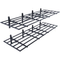 2PCS 72x24in Garage Storage Shelving Wall Mounted Heavy Duty Shelves Rack V952-ZXCKGBHSSCD72F9WLV0