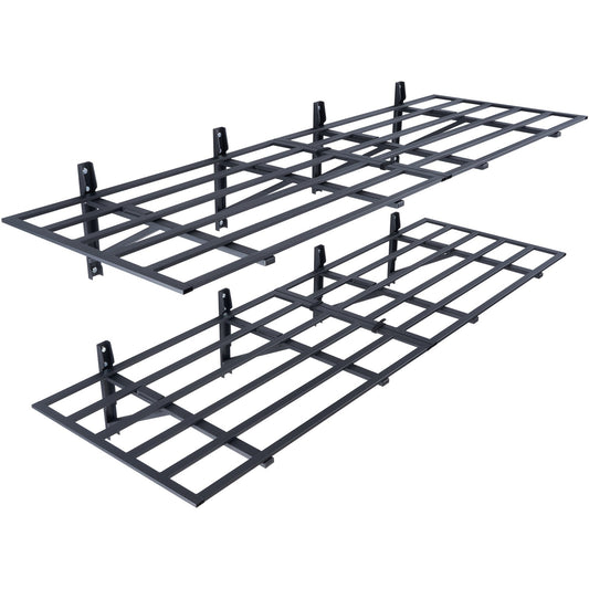 2PCS 72x24in Garage Storage Shelving Wall Mounted Heavy Duty Shelves Rack V952-ZXCKGBHSSCD72F9WLV0