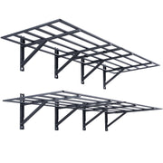 2PCS 72x24in Garage Storage Shelving Wall Mounted Heavy Duty Shelves Rack V952-ZXCKGBHSSCD72F9WLV0