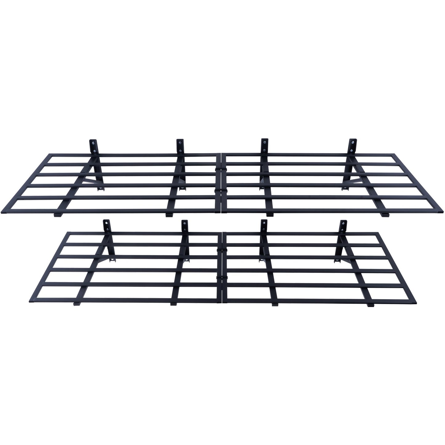 2PCS 72x24in Garage Storage Shelving Wall Mounted Heavy Duty Shelves Rack V952-ZXCKGBHSSCD72F9WLV0