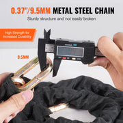 Bike Chain Lock, 5.91 Ft Security Bicycle Chain Lock, Heavy Duty Metal Steel Anti-Theft High Security Bike V952-ZXCLSAQLT95MUDFM0V0