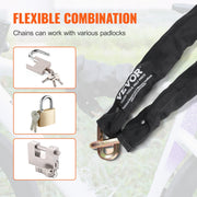 Bike Chain Lock, 5.91 Ft Security Bicycle Chain Lock, Heavy Duty Metal Steel Anti-Theft High Security Bike V952-ZXCLSAQLT95MUDFM0V0