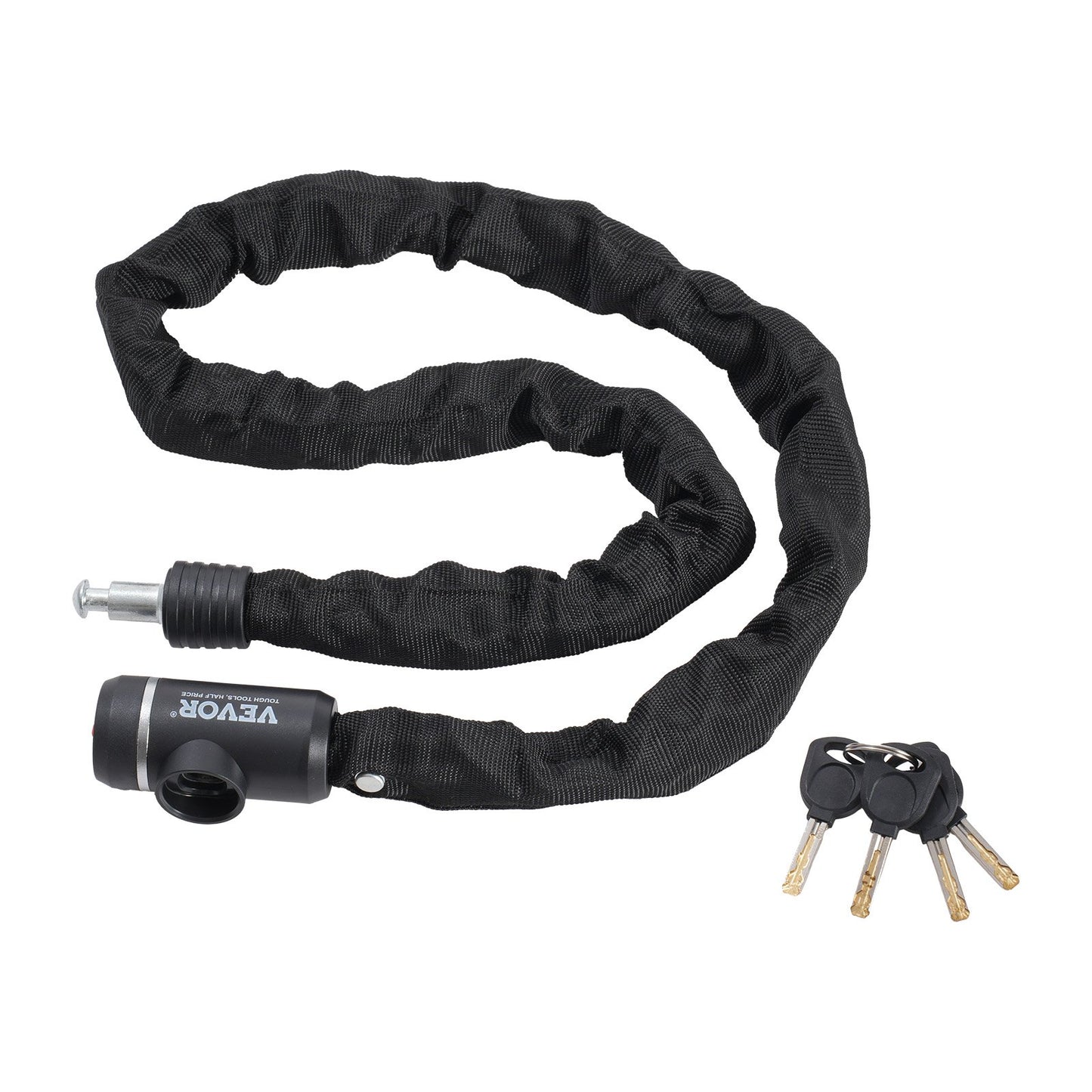 Bike Chain Lock, 3.94 Ft Combination Bicycle Chain Lock with 3 Keys, Heavy Duty Anti-Theft High Security Bike V952-ZXCLSYTSLS10CRJ8WV0