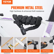 Bike Chain Lock, 3.94 Ft Combination Bicycle Chain Lock with 4 Keys, Heavy Duty Anti-Theft High Security Bike V952-ZXCLSYTSLS8MB6UPYV0
