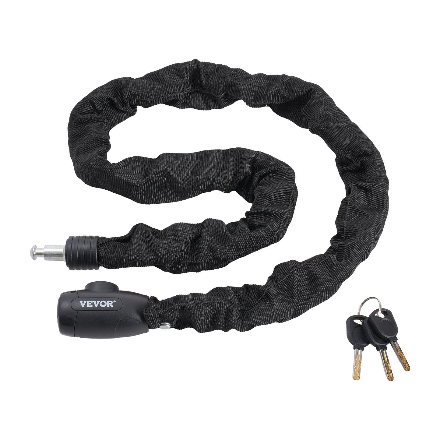 Bike Chain Lock, 3.94 Ft Combination Bicycle Chain Lock with 4 Keys, Heavy Duty Anti-Theft High Security Bike V952-ZXCLSYTSLS8MB6UPYV0