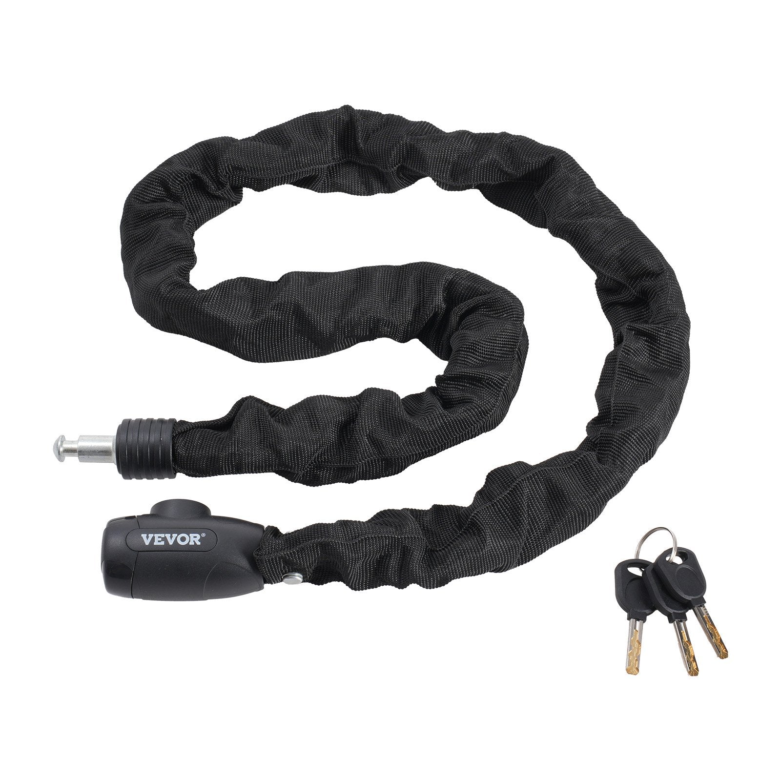 Bike Chain Lock, 3.94 Ft Combination Bicycle Chain Lock with 4 Keys, Heavy Duty Anti-Theft High Security Bike V952-ZXCLSYTSLS8MB6UPYV0
