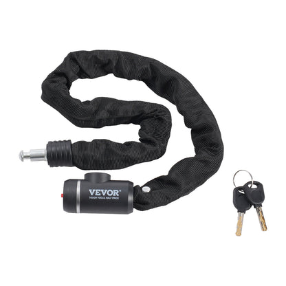 Bike Chain Lock, 2.79 Ft Combination Bicycle Chain Lock with 2 Keys, Heavy Duty Anti-Theft High Security Bike V952-ZXCLSYTSLS8MJZQRKV0
