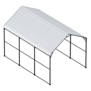 Heavy Duty Metal Carport, 10' x 15' Outdoor Carport with Galvanized Steel Frame & Roof, Car Tent Garage Shade V952-ZXCP10X15FT0DUG2BV0