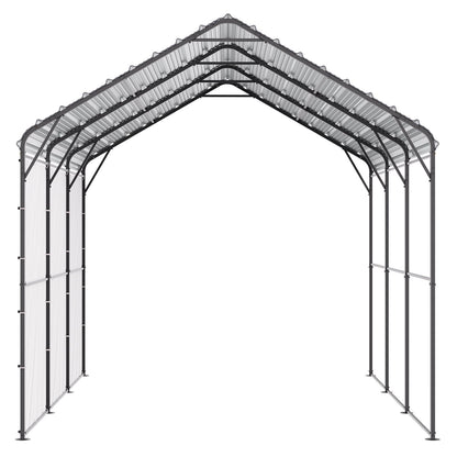 Heavy Duty Metal Carport, 10' x 15' Outdoor Carport with Galvanized Steel Frame & Roof, Car Tent Garage Shade V952-ZXCP10X15FT0DUG2BV0