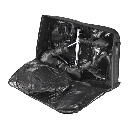 Bike Travel Bag, Transport Universal Bicycle Storage Case Bag with TSA Lock, Support Plates, Protection and V952-ZXCRBXLXTYZJ0PFA0001V0