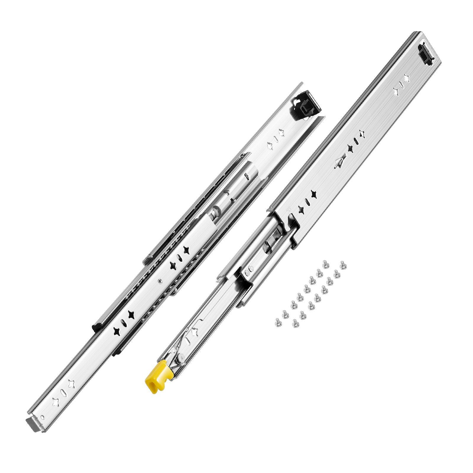 1 Pair Full Extension Drawer Slides 16 18 20 24 30 35 38 59 32 36 40 48 60 in, 250 lbs Load Capacity Locking V952-ZXCTHG250B16W4FVGV0