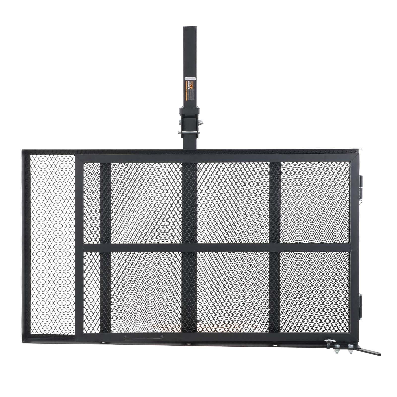 Hitch Mount Wheelchair Carrier 45.3" x 25.6", 500LBS Mobility Scooter Carrier with Folding Ramp, Iron Trailer V952-ZXCTSJTKZD50RIEAXV0