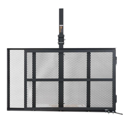 Hitch Mount Wheelchair Carrier 45.3" x 25.6", 500LBS Mobility Scooter Carrier with Folding Ramp, Iron Trailer V952-ZXCTSJTKZD50RIEAXV0