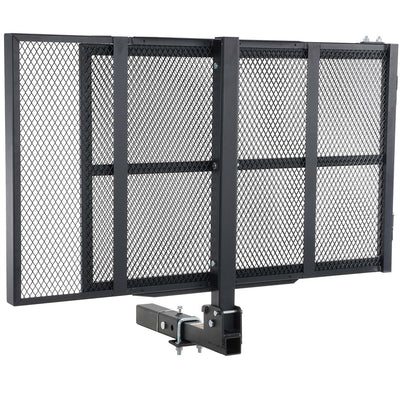 Hitch Mount Wheelchair Carrier 45.3" x 25.6", 500LBS Mobility Scooter Carrier with Folding Ramp, Iron Trailer V952-ZXCTSJTKZD50RIEAXV0