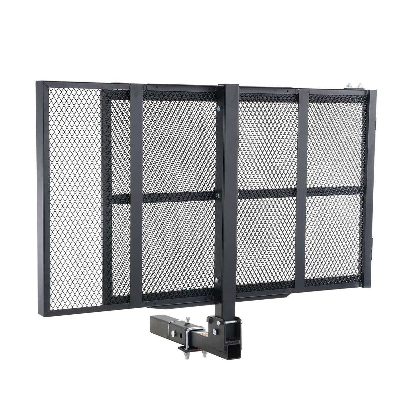 Hitch Mount Wheelchair Carrier 45.3" x 25.6", 500LBS Mobility Scooter Carrier with Folding Ramp, Iron Trailer V952-ZXCTSJTKZD50RIEAXV0