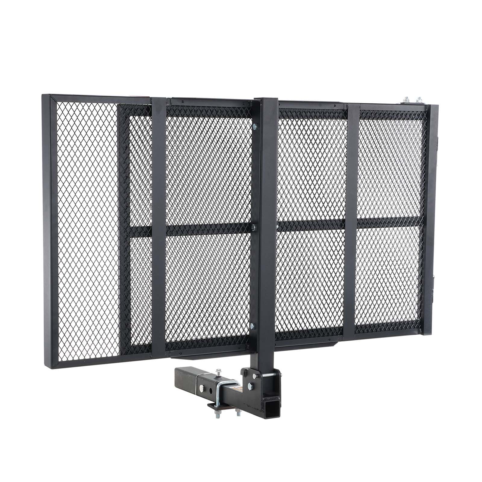 Hitch Mount Wheelchair Carrier 45.3" x 25.6", 500LBS Mobility Scooter Carrier with Folding Ramp, Iron Trailer V952-ZXCTSJTKZD50RIEAXV0