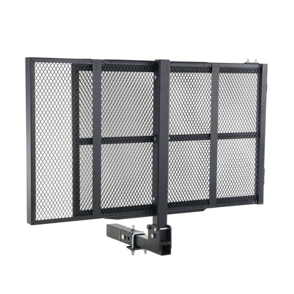 Hitch Mount Wheelchair Carrier 45.3" x 25.6", 500LBS Mobility Scooter Carrier with Folding Ramp, Iron Trailer V952-ZXCTSJTKZD50RIEAXV0
