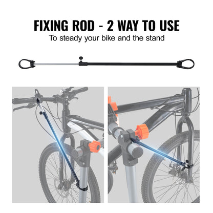 Bike Repair Stand, 80 lbs Heavy-duty Steel Bicycle Repair Stand, Adjustable Height Bike Maintenance Workstand V952-ZXCWXZJGZLDSC784IV0